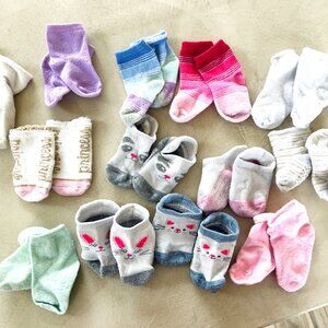Baby Girls Socks 6 months bundle